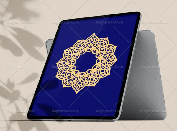 حاشیه طرح شمسه ساده سنتی