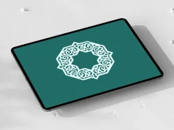 حاشیه طرح چند ضلعی نقوش سنتی