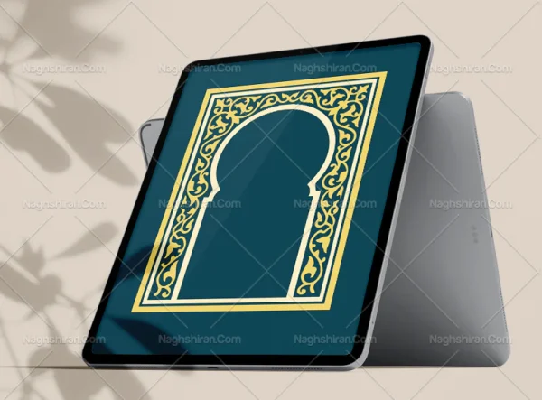 محراب طرح حاشیه المان سنتی