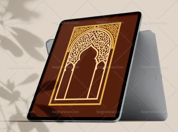 محراب طرح خلاقانه نقوش اسلیمی