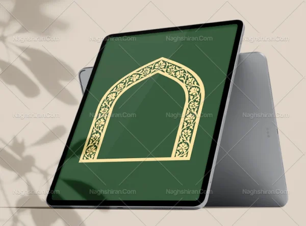 محراب طرح خلاقانه نقش و نگار سنتی