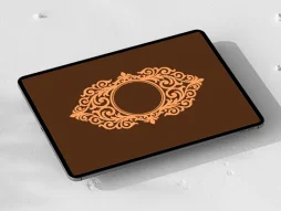 حاشیه طرح ترنج نقش و نگار سنتی