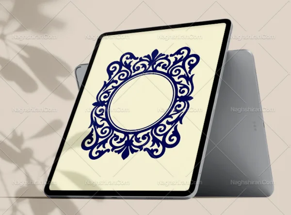 حاشیه طرح دایره ای سنتی