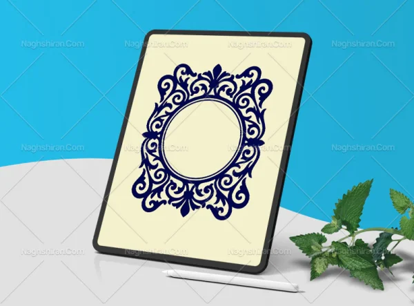 حاشیه طرح دایره ای سنتی