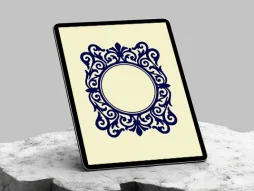 حاشیه طرح دایره ای سنتی