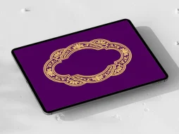 حاشیه طرح نقوش سنتی رنگی