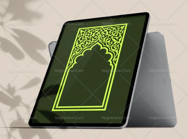 محراب طرح نقوش اسلیمی تذهیب