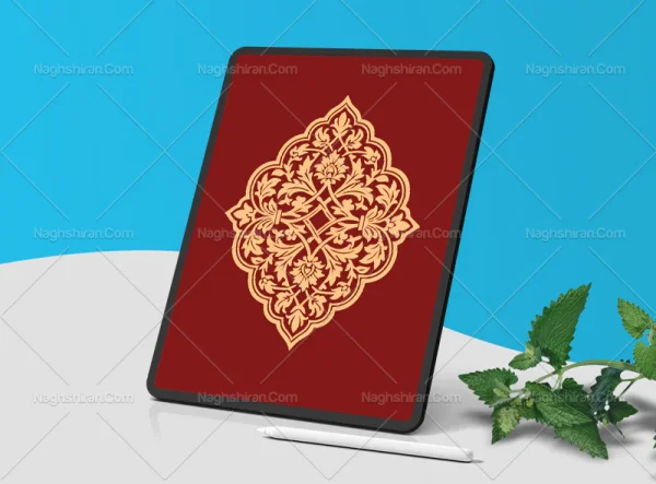 ترنج گل شاه عباسی ختایی