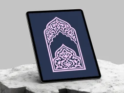 محراب نقوش سنتی و نیم ترنج