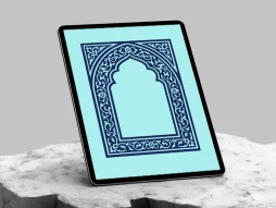محراب طرح حاشیه رنگی سنتی