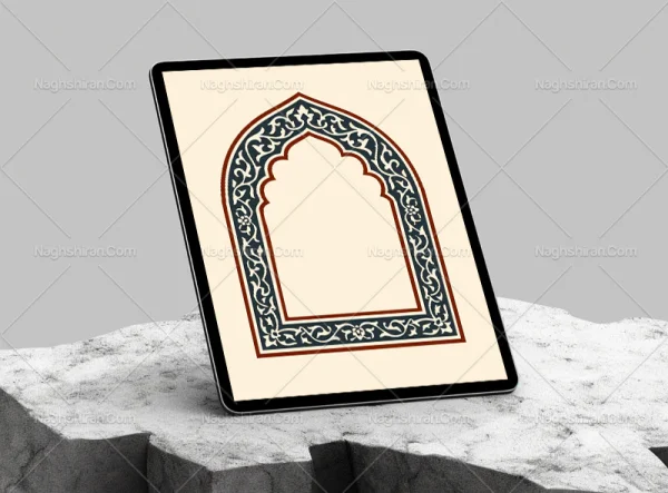 محراب طرح نقش حاشیه سنتی