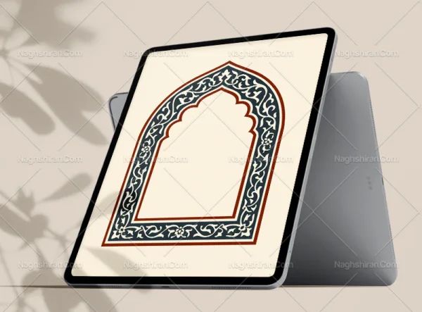 محراب طرح نقش حاشیه سنتی