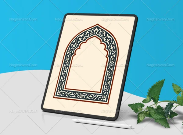 محراب طرح نقش حاشیه سنتی