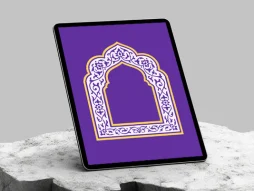 محراب نقوش سنتی رنگی
