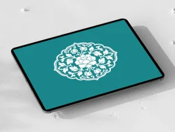 نشان سفید نقش و نگار سنتی