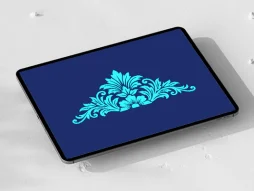 المان آبی نقوش سنتی