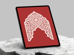 طرح محراب سفید نقوش سنتی