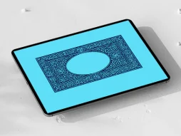 وکتور حاشیه نقوش اسلیمی تذهیب