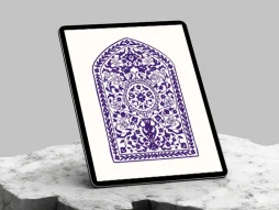 محراب طرح نقوش گل های سنتی