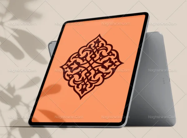 نشان ساده نقوش تذهیب