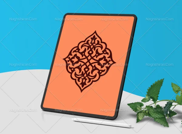 نشان ساده نقوش تذهیب