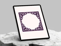 حاشیه مربع المان سنتی
