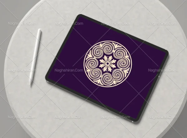 طرح نشان گردش حلزونی