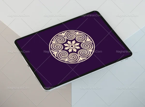 طرح نشان گردش حلزونی