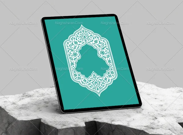 ترنج سفید نقوش سنتی