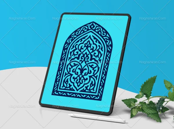 محراب نقوش اسلیمی تذهیب