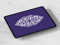 ترنج ساده سفید سنتی