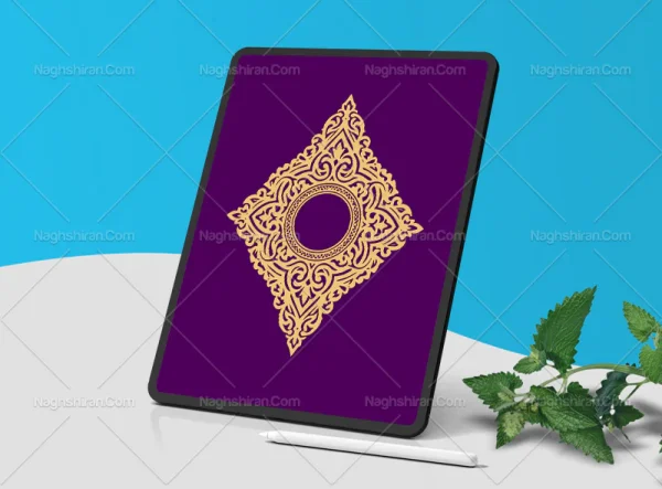 طرح ترنج نقش و نگار سنتی