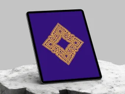 نشان لوزی رنگی سنتی
