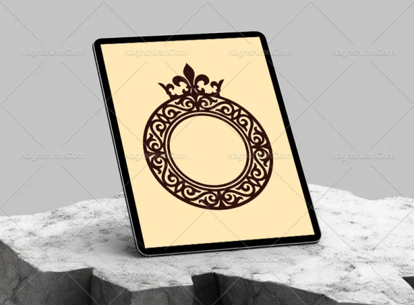 حاشیه سنتی و تاج