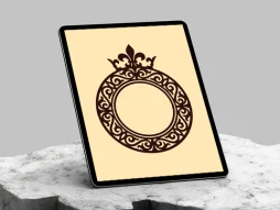 حاشیه سنتی و تاج