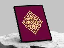 نشان المان تذهیب ساده