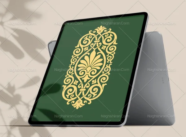 طرح قلمدان المان و نقوش سنتی