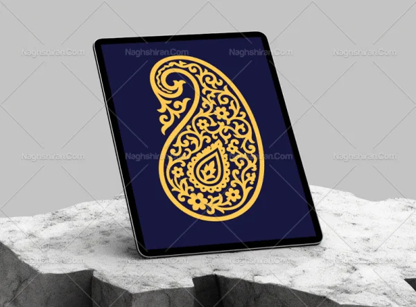 طرح بته جقه برگ و گل سنتی