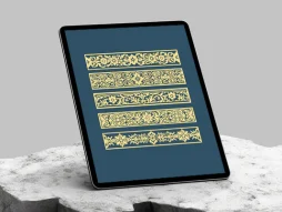 واگیره حاشیه طرح المان سنتی