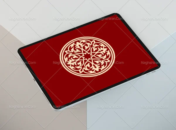 حاشیه دایره سنتی ساده