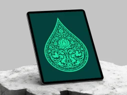 نقوش ختایی اسلیمی طرح نشان