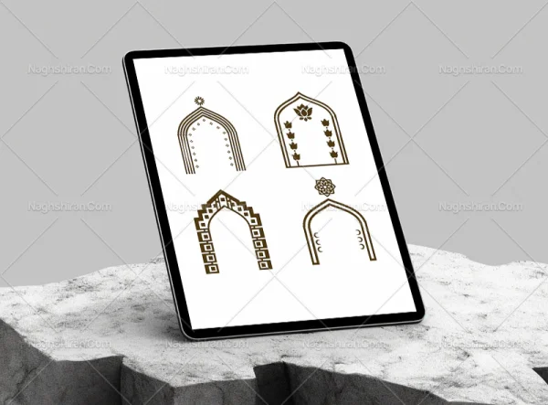 محراب ساده طرح و المان سنتی