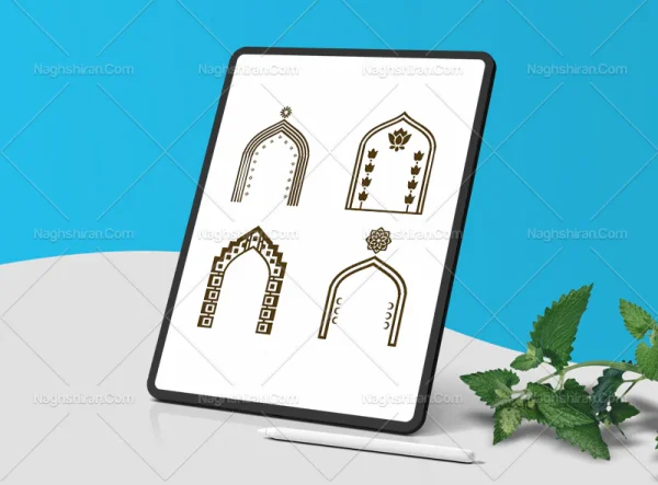 محراب ساده طرح و المان سنتی