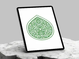 نقوش اسلیمی توخالی طرح نشان