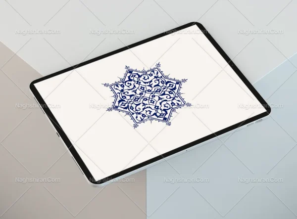 نقوش اسلیمی طرح نشان