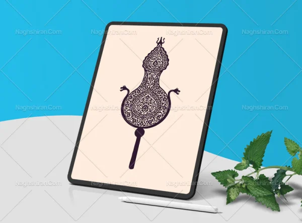 نقوش سنتی طرح علم