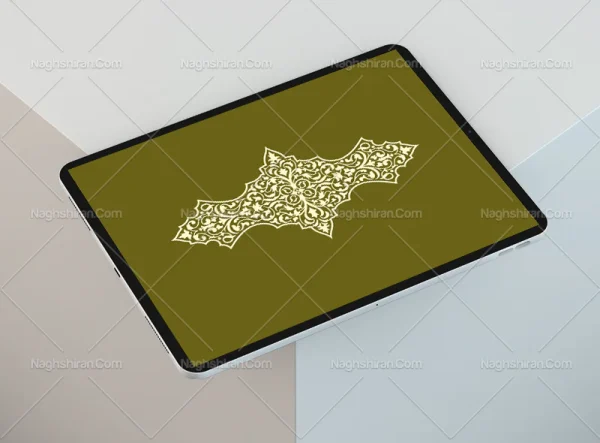 نقوش اسلیمی طرح نشان خاص