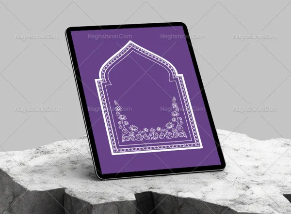نقوش سنتی و کادر محراب