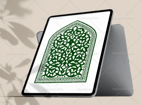 نقوش اسلیمی طرح محراب