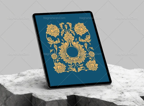 نقوش گل شاه عباسی و پنبه ای